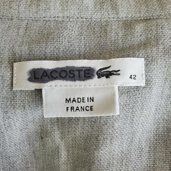Lacoste Gray Sweatshirt Sweater Dress Tunic - Picture 4 of 12